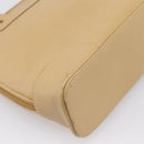 GUCCI Tote Bag Leather Beige Gold Tone 002 1122 2684 Auth ep15761-10
