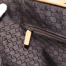 GUCCI Tote Bag Leather Beige Gold Tone 002 1122 2684 Auth ep15761-21
