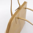 GUCCI Tote Bag Leather Beige Gold Tone 002 1122 2684 Auth ep15761-6