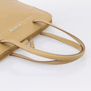 GUCCI Tote Bag Leather Beige Gold Tone 002 1122 2684 Auth ep15761-7