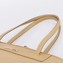 GUCCI Tote Bag Leather Beige Gold Tone 002 1122 2684 Auth ep15761-8