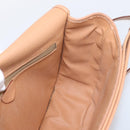 CELINE Macadam Shoulder Bag PVC Leather Brown Gold Tone Auth ep15762-19