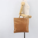 LOEWE Hand Bag Leather Beige Auth ep15763-22