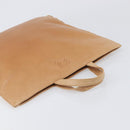 LOEWE Hand Bag Leather Beige Auth ep15763-6