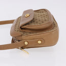 GUCCI Micro GG Canvas Shoulder Bag Beige Gold Tone Auth ep15764-4