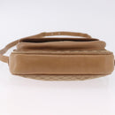 GUCCI Micro GG Canvas Shoulder Bag Beige Gold Tone Auth ep15764-5