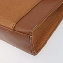 Burberrys Shoulder Bag Leather Brown Gold Tone Auth ep15766-8