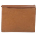 Burberrys Shoulder Bag Leather Brown Gold Tone Auth ep15766-2