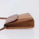 Burberrys Shoulder Bag Leather Brown Gold Tone Auth ep15766-4