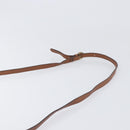 Burberrys Shoulder Bag Leather Brown Gold Tone Auth ep15766-14