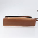 Burberrys Shoulder Bag Leather Brown Gold Tone Auth ep15766-5