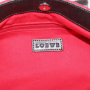 LOEWE Hand Bag Leather Black Silver Auth ep15767-17