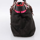 LOEWE Hand Bag Leather Black Silver Auth ep15767-4