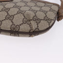 GUCCI GG Supreme Shoulder Bag PVC Leather Beige 378 001 4643 Auth ep15769-11