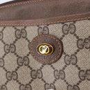 GUCCI GG Supreme Shoulder Bag PVC Leather Beige 378 001 4643 Auth ep15769-14