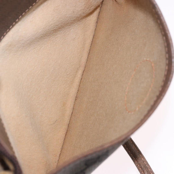 GUCCI GG Supreme Shoulder Bag PVC Leather Beige 378 001 4643 Auth ep15769