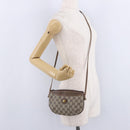 GUCCI GG Supreme Shoulder Bag PVC Leather Beige 378 001 4643 Auth ep15769-22