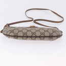 GUCCI GG Supreme Shoulder Bag PVC Leather Beige 378 001 4643 Auth ep15769-9