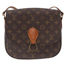 LOUIS VUITTON Monogram Saint Cloud GM Shoulder Bag M51242 LV Auth ep15770-13