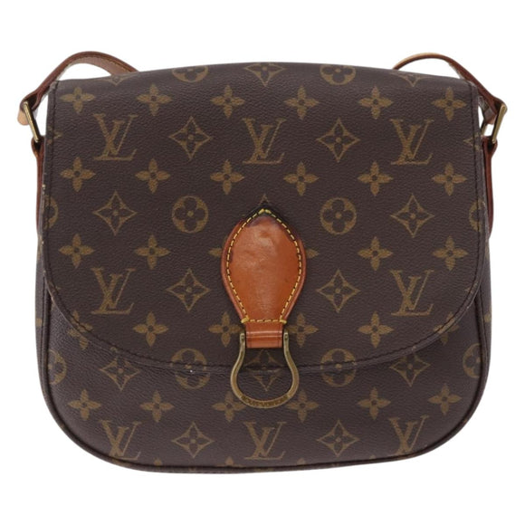 LOUIS VUITTON Monogram Saint Cloud GM Shoulder Bag M51242 LV Auth ep15770