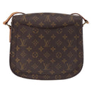 LOUIS VUITTON Monogram Saint Cloud GM Shoulder Bag M51242 LV Auth ep15770-3