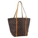 LOUIS VUITTON Monogram Sac Shopping Tote Bag M51108 LV Auth ep15771-1