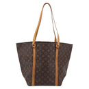 LOUIS VUITTON Monogram Sac Shopping Tote Bag M51108 LV Auth ep15771-13