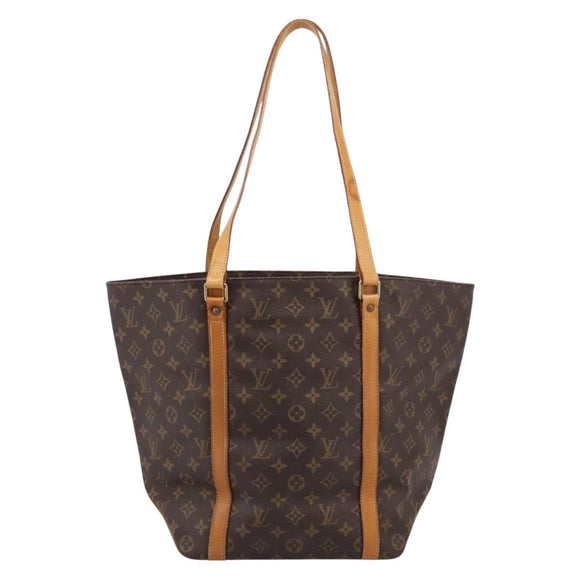 LOUIS VUITTON Monogram Sac Shopping Tote Bag M51108 LV Auth ep15771