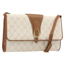 GUCCI GG Supreme Shoulder Bag PVC White Gold Tone 904 02 050 Auth ep15777-1