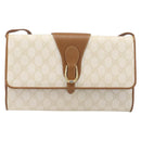 GUCCI GG Supreme Shoulder Bag PVC White Gold Tone 904 02 050 Auth ep15777-2
