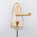 GUCCI GG Supreme Shoulder Bag PVC White Gold Tone 904 02 050 Auth ep15777-23