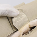 GUCCI Hand Bag Leather Ivory Silver 000 2058 0308 5 Auth ep15778-22