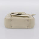 GUCCI Hand Bag Leather Ivory Silver 000 2058 0308 5 Auth ep15778-9