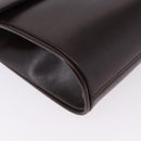 GUCCI Shoulder Bag Leather Brown Silver 004 01 0296 Auth ep15780-9