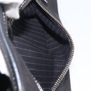 BURBERRY Hand Bag Canvas Black Silver Auth ep15781-23