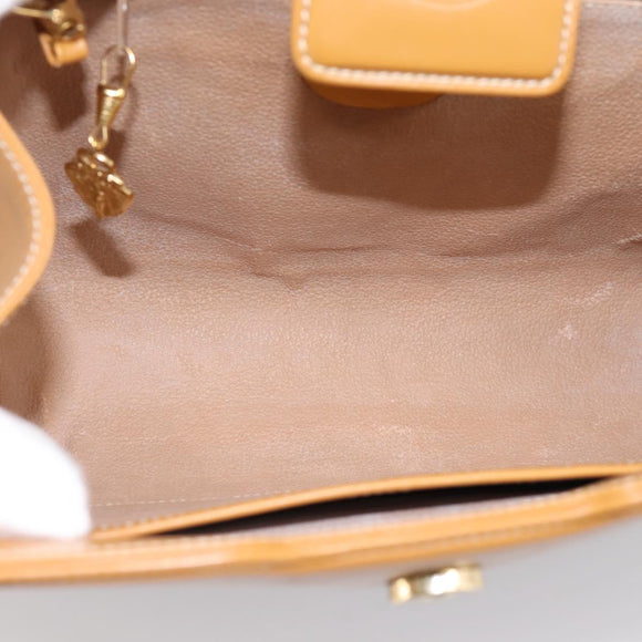 GUCCI Micro GG Canvas Shoulder Bag PVC Beige Gold Tone 004 113 0364 Auth ep15782