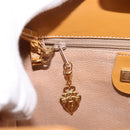 GUCCI Micro GG Canvas Shoulder Bag PVC Beige Gold Tone 004 113 0364 Auth ep15782-20