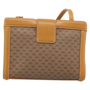 GUCCI Micro GG Canvas Shoulder Bag PVC Beige Gold Tone 004 113 0364 Auth ep15782-2