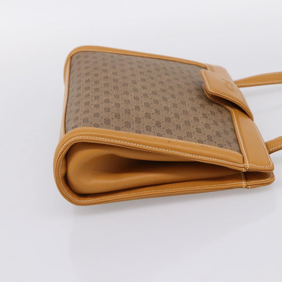 GUCCI Micro GG Canvas Shoulder Bag PVC Beige Gold Tone 004 113 0364 Auth ep15782