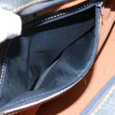 LOEWE Hand Bag Leather Navy Gold Tone Auth ep15784-12