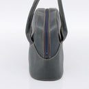 LOEWE Hand Bag Leather Navy Gold Tone Auth ep15784-4