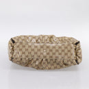 GUCCI GG Crystal Hand Bag Coated Canvas Outlet Beige Gold 327787 Auth ep15785-9