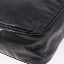 GUCCI GG Implementation Shoulder Bag PVC Black Silver 233268 Auth ep15789-16