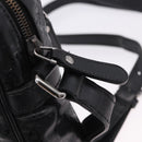 GUCCI GG Implementation Shoulder Bag PVC Black Silver 233268 Auth ep15789-10