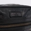 GUCCI GG Implementation Shoulder Bag PVC Black Silver 233268 Auth ep15789-18