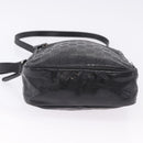 GUCCI GG Implementation Shoulder Bag PVC Black Silver 233268 Auth ep15789-5