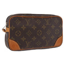 LOUIS VUITTON Monogram Marly Dragonne PM Clutch Bag M51827 LV Auth ep15791-1