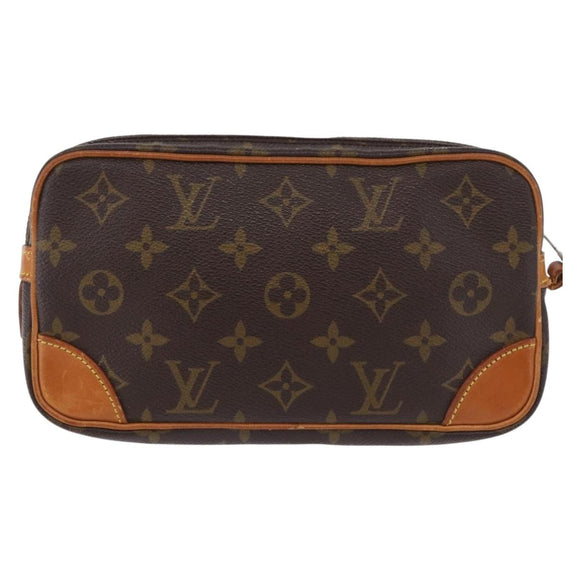 LOUIS VUITTON Monogram Marly Dragonne PM Clutch Bag M51827 LV Auth ep15791