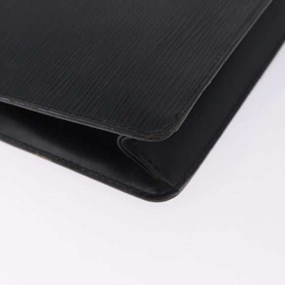 LOUIS VUITTON Epi Pochette Homme Clutch Bag Black M52522 LV Auth ep15793