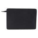 LOUIS VUITTON Epi Pochette Homme Clutch Bag Black M52522 LV Auth ep15793-2